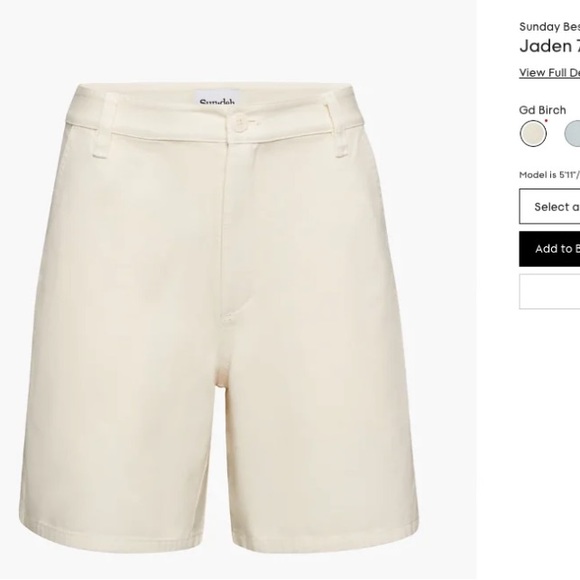 Aritzia Sun-deh Jaden 7” short - Picture 2 of 5